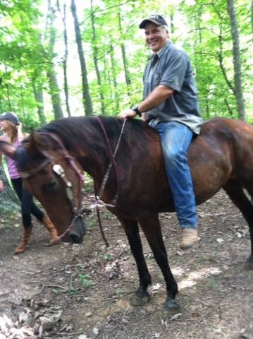 Owner Gary and his Horse