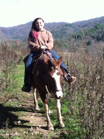 Weather is getting nice and cold for horseback ride